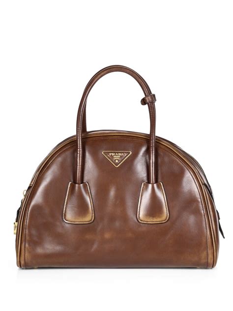 prada bowling bag brown|prada bowler bag.